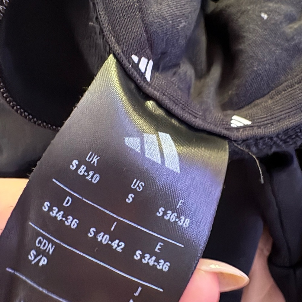 Adidas Black Activewear Top